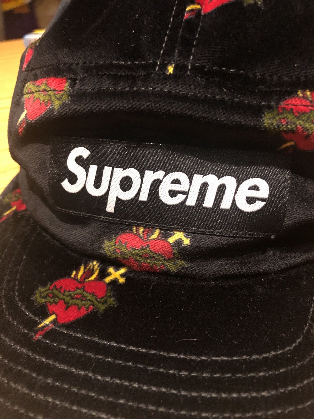 Supreme Sacred Hearts Volour Camp Hat deals