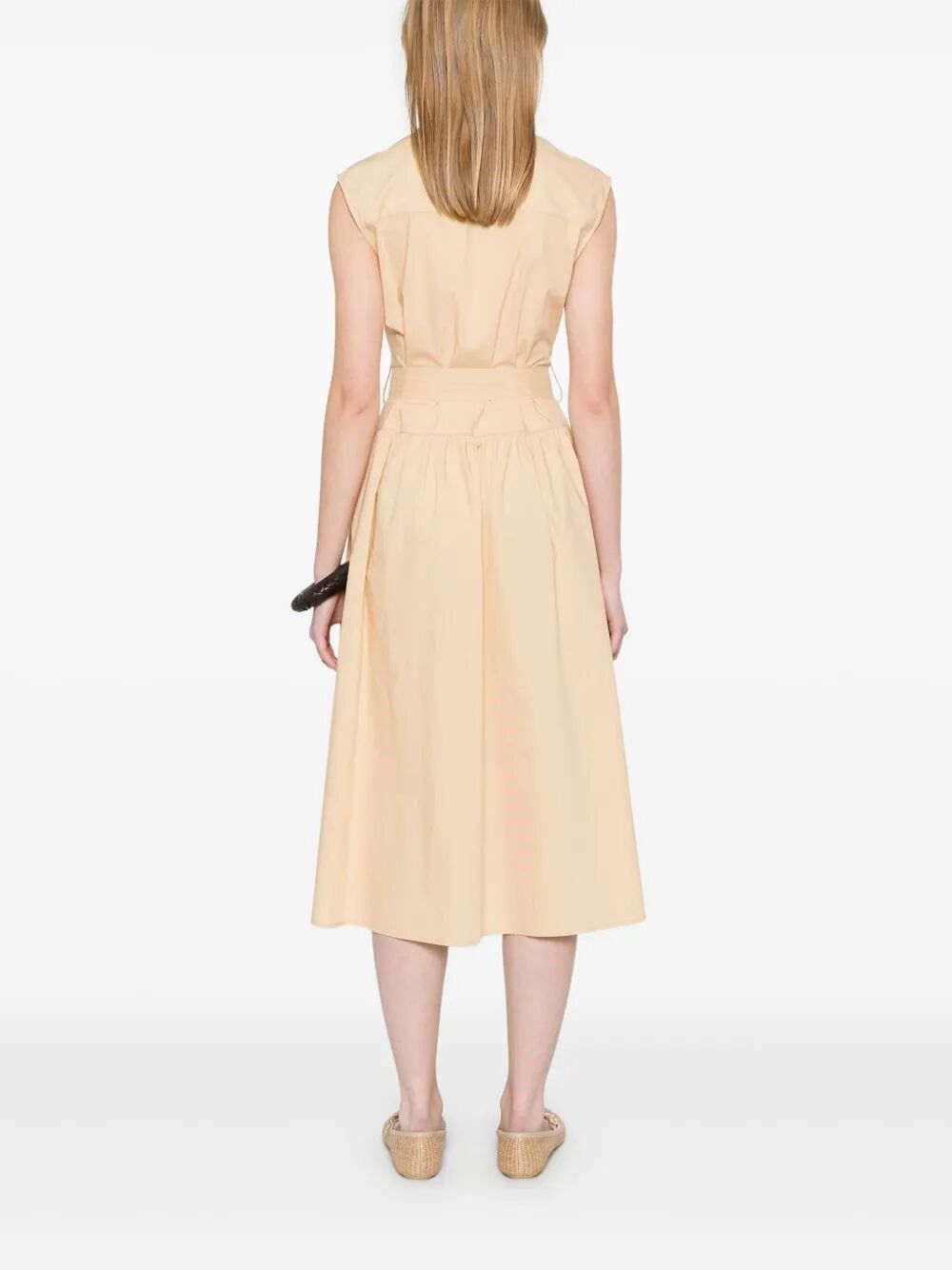 Patrizia Pepe Long Chemisier Dress Size M / US 6-8 / IT 42-44 - 4 Thumbnail