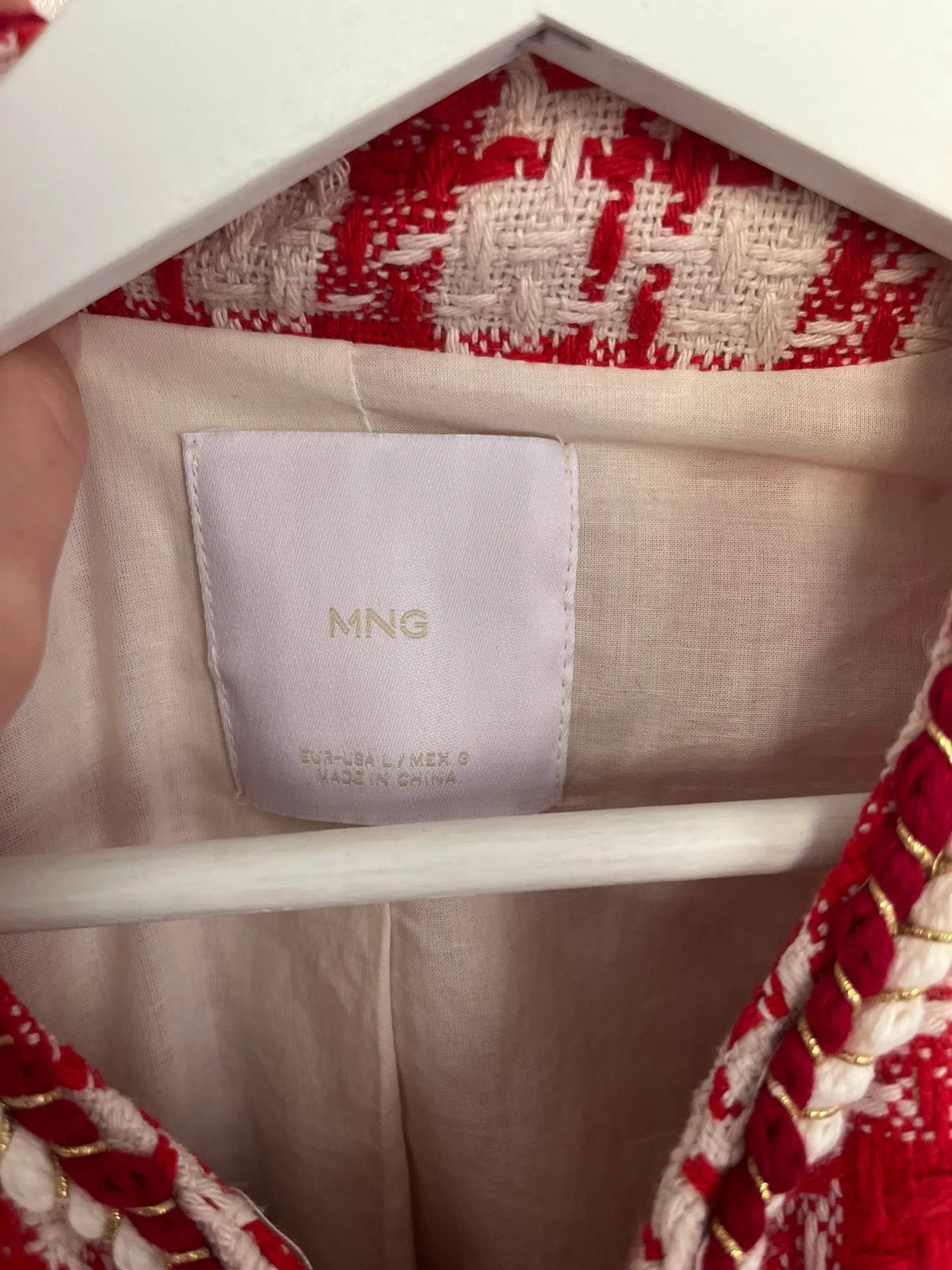 Mango MNG Miel Blazer Size L / US 10 / IT 46 - 3 Thumbnail