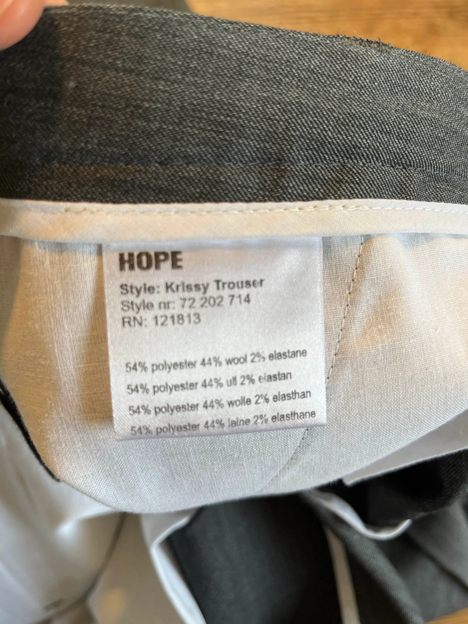 Hope Hope Krissy Trouser Pants Size 26" / US 2 / IT 38 - 4 Thumbnail