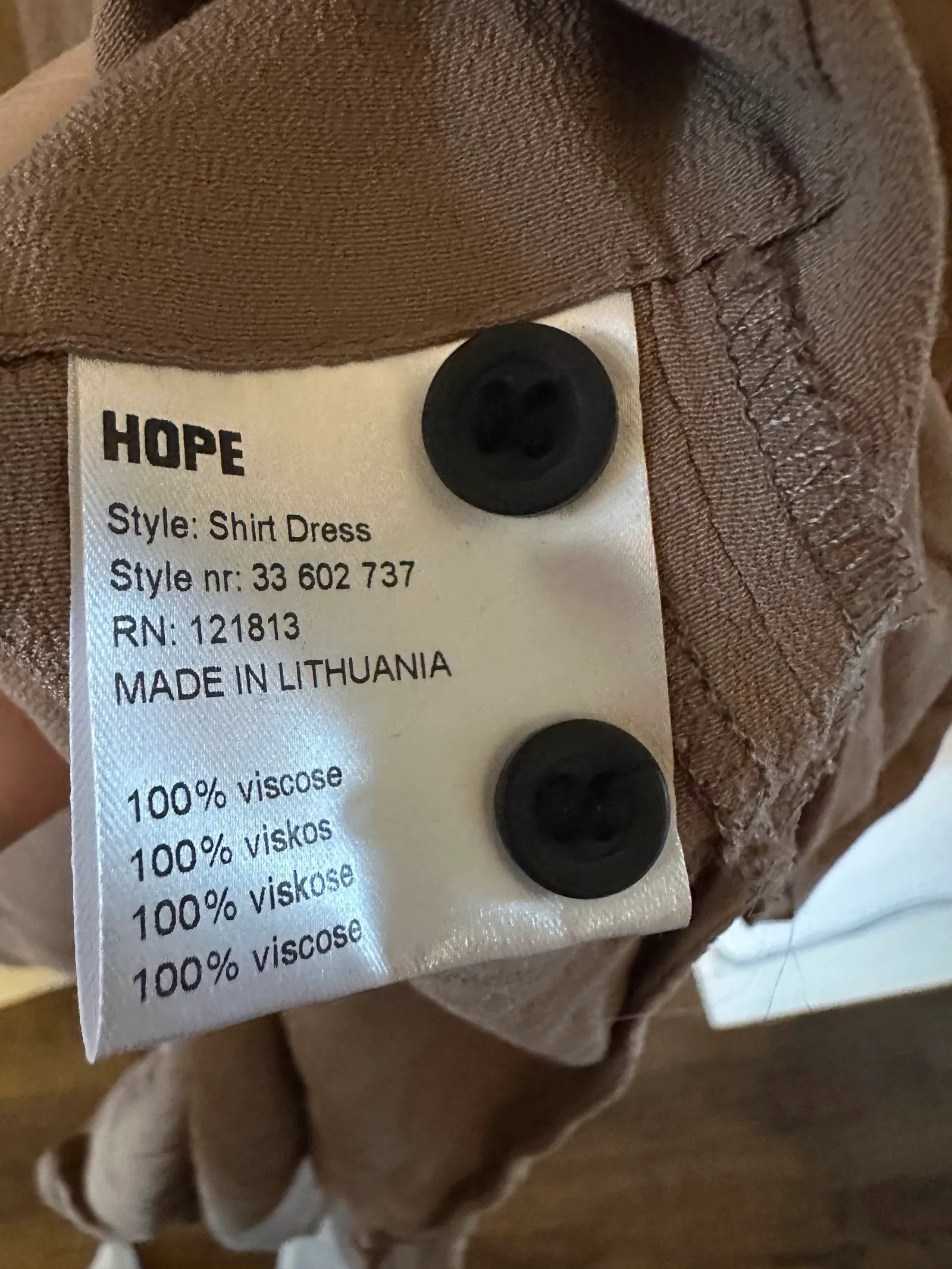 Hope Hope Shirt Dress Dress Size XS / US 0-2 / IT 36-38 - 3 Thumbnail