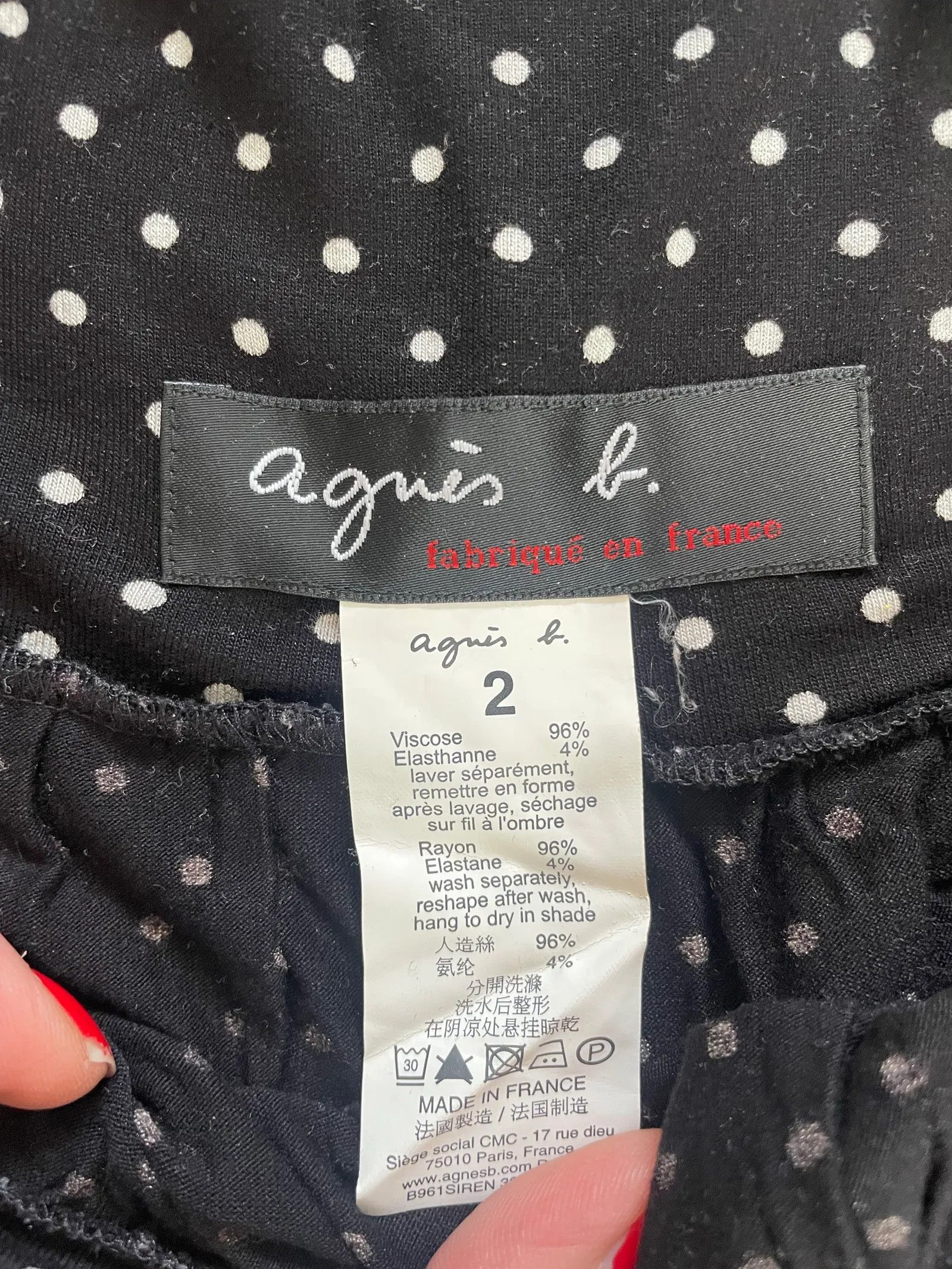 agnes b. AGNÈS B. Skirt Size 28" / US 6 / IT 42 - 2 Thumbnail