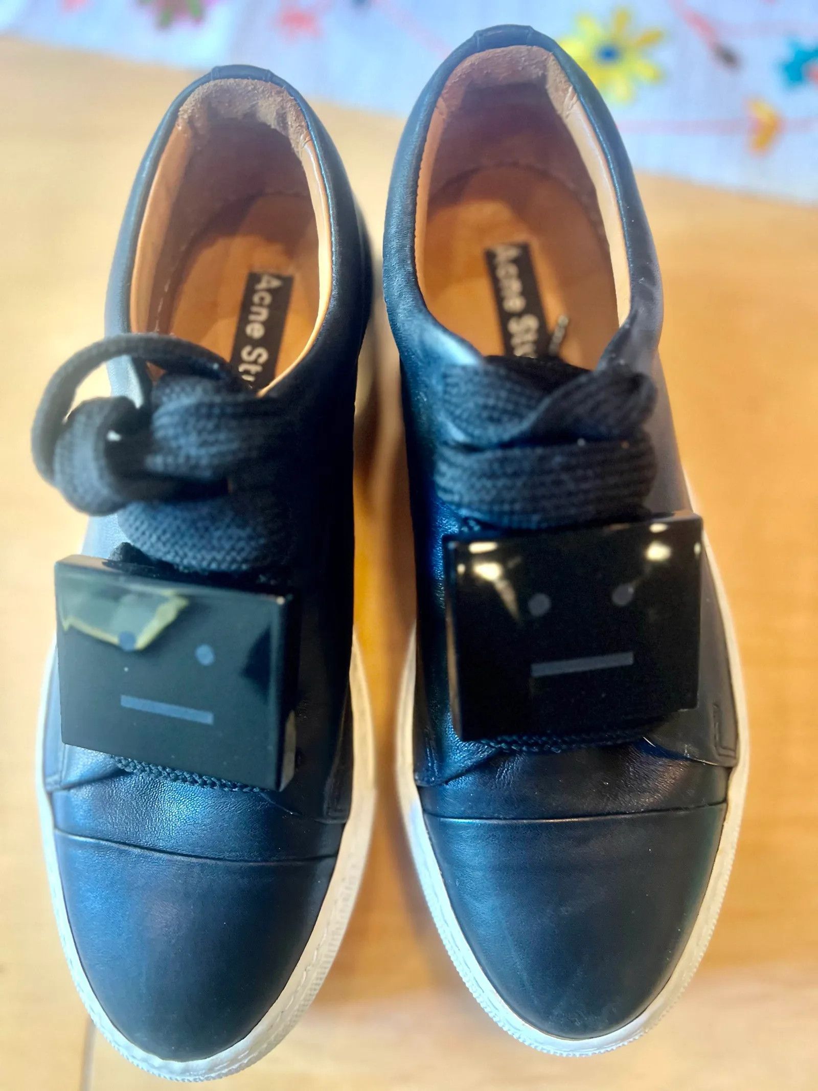 Acne Studios Acne Studios Leder trainers Sneakers Size US 7 / IT 37 - 3 Thumbnail