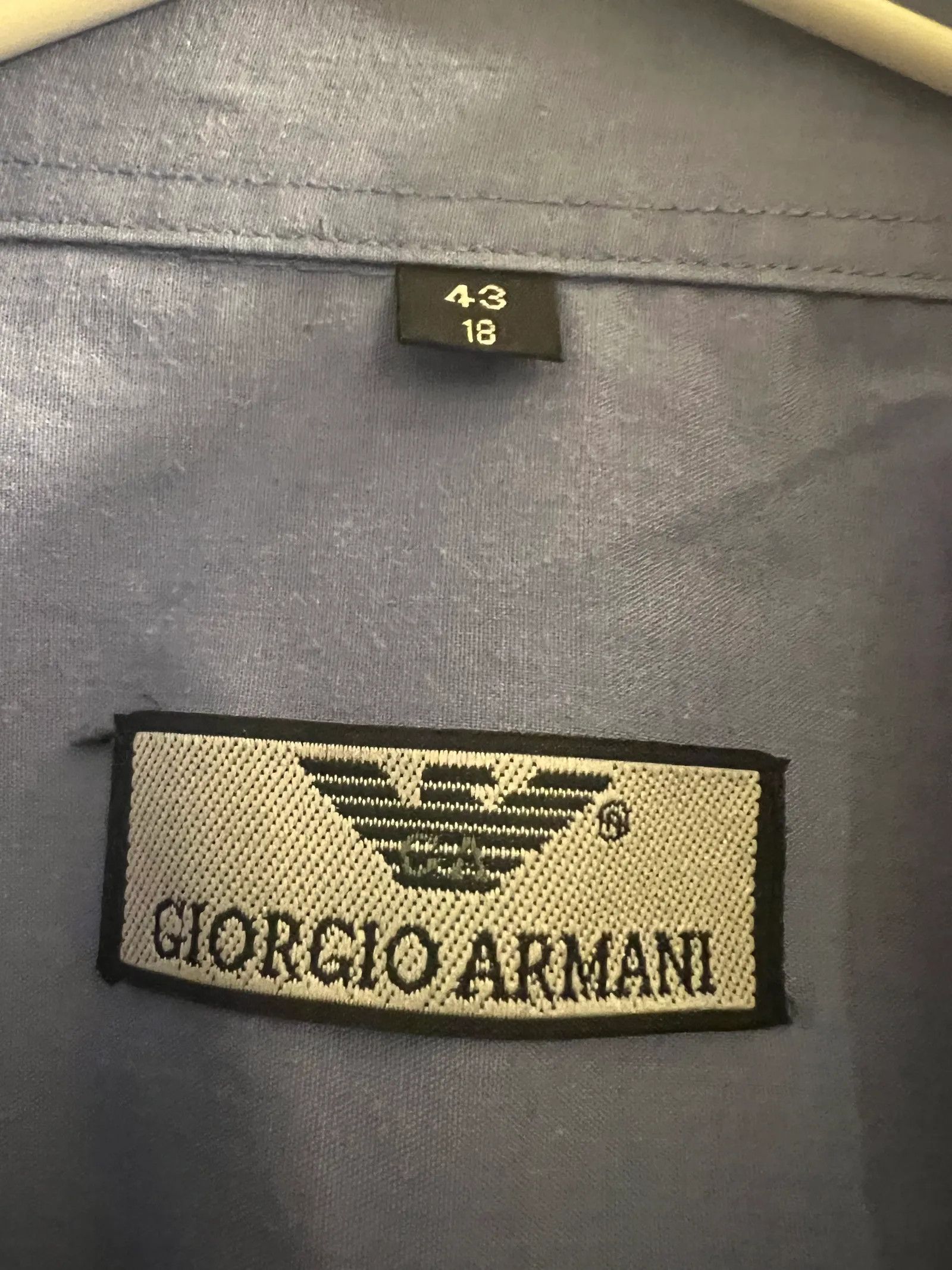 Armani Armani Shirt Size US XL / EU 56 / 4 - 2 Thumbnail