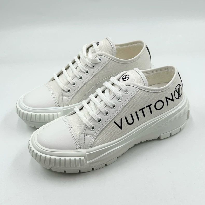 Louis Vuitton Louis Vuitton White Thick Sole Sneakers Size US 7.5 / EU 40-41 - 2 Thumbnail