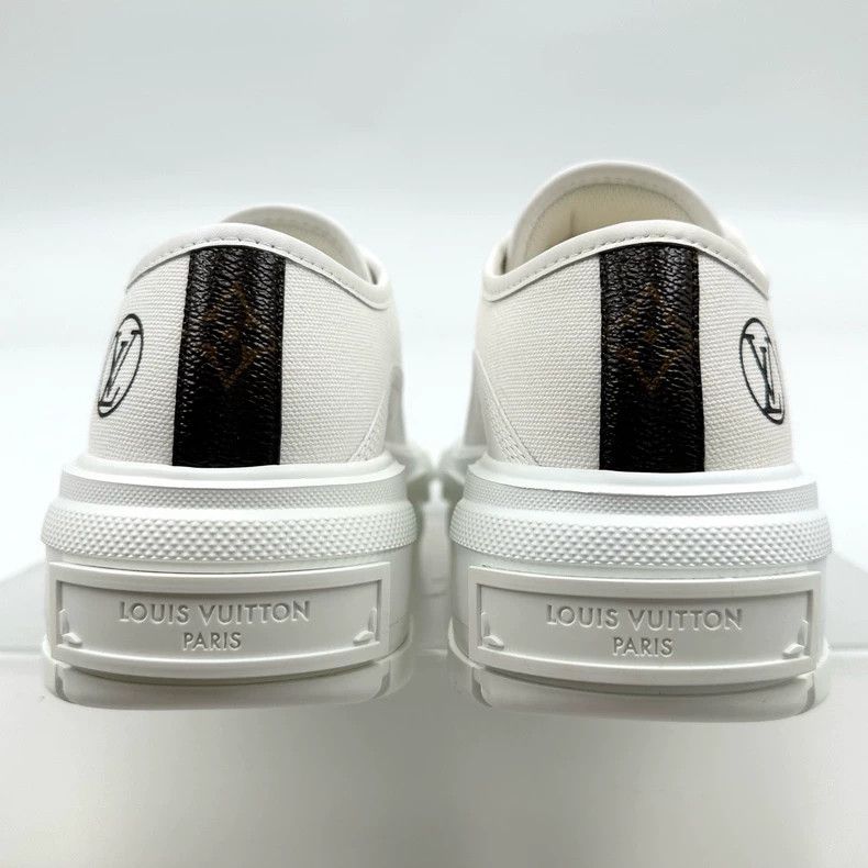 Louis Vuitton Louis Vuitton White Thick Sole Sneakers Size US 7.5 / EU 40-41 - 5 Thumbnail