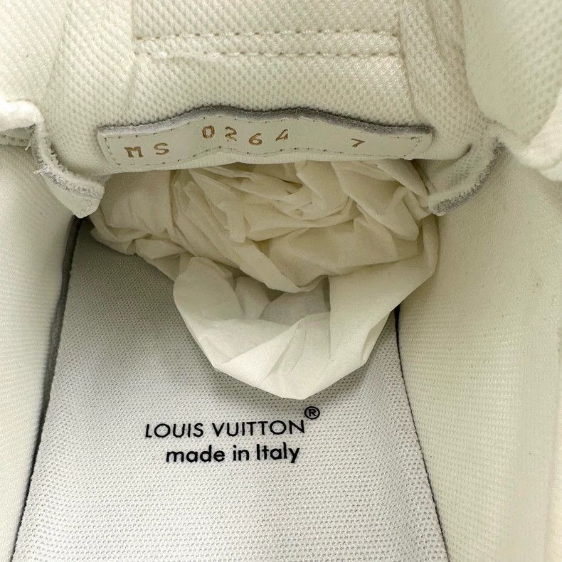 Louis Vuitton Louis Vuitton White Logo Sneakers Size 41 Size US 8 / EU 41 - 4 Thumbnail