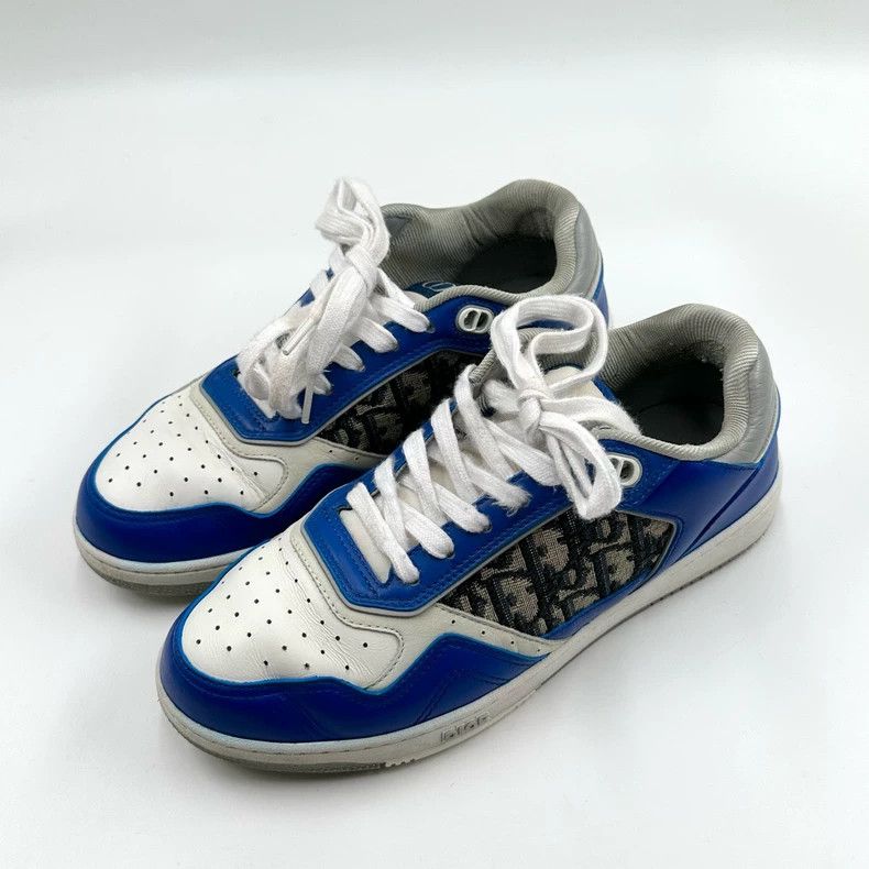 Dior Dior B27 Classic Blue and White Sneakers Size US 10 / EU 43 - 2 Thumbnail