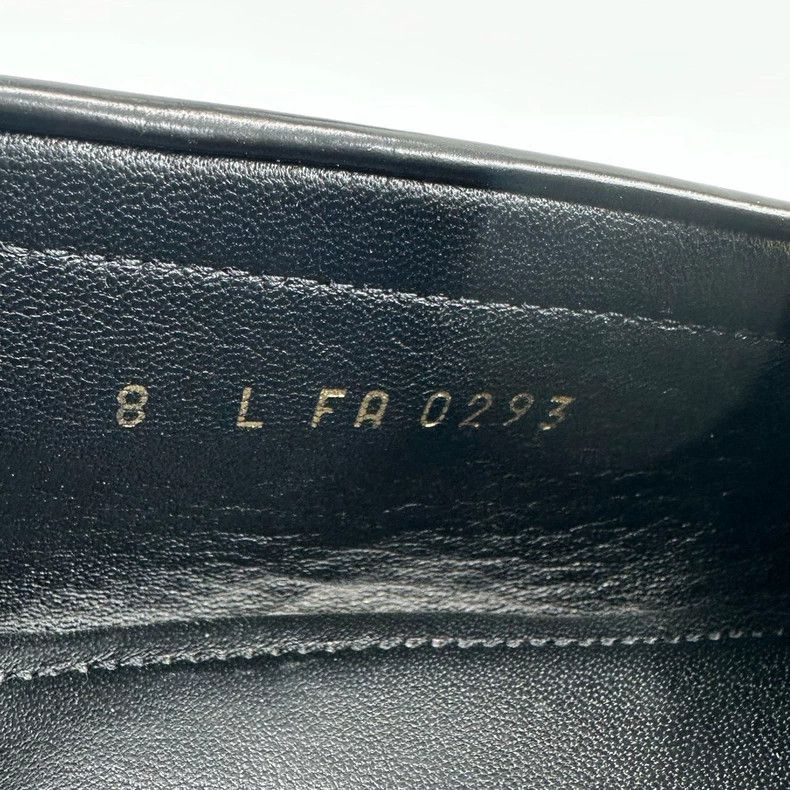 Louis Vuitton Louis Vuitton Black Printed Leather Shoes Size US 9 / EU 42 - 3 Thumbnail