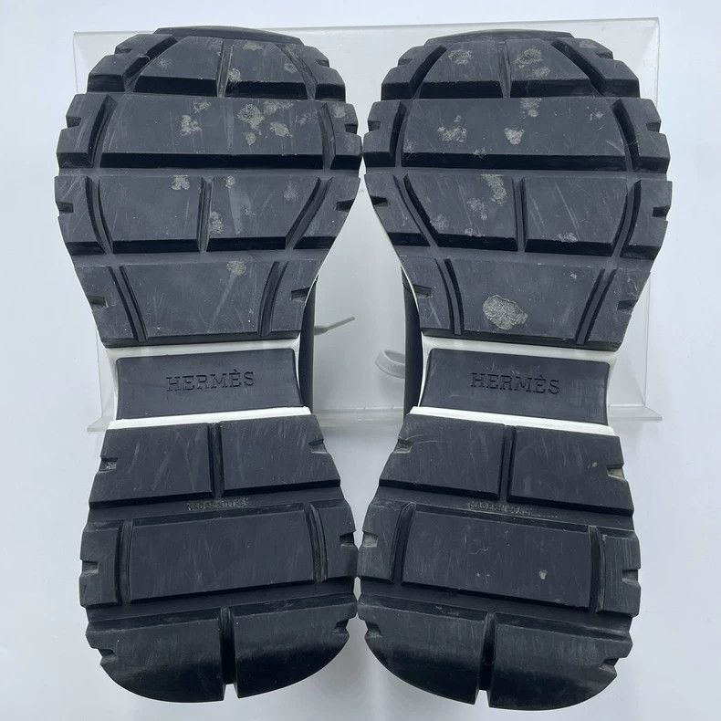 Hermes Hermes Jumping Sports Shoes in Black and White Size US 8.5 / EU 41-42 - 7 Thumbnail