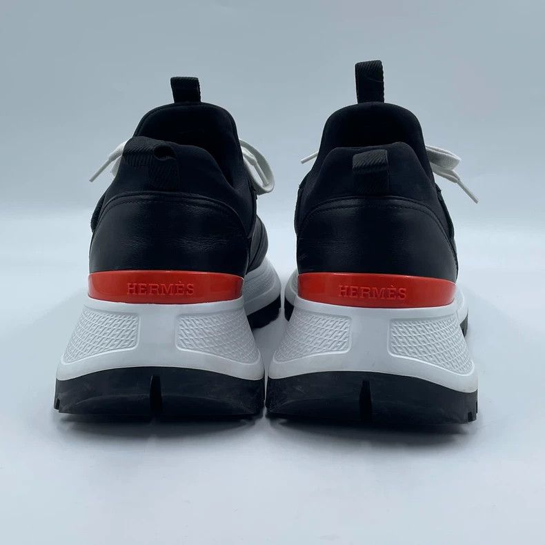 Hermes Hermes Jumping Sports Shoes in Black and White Size US 8.5 / EU 41-42 - 5 Thumbnail