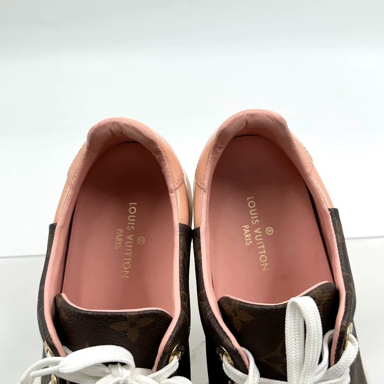 Louis Vuitton Louis Vuitton Brown Monogram Sneakers Size 38 Size US 6 / EU 39 - 6 Thumbnail
