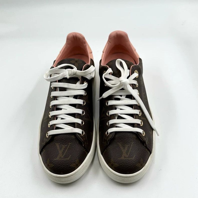 Louis Vuitton Louis Vuitton Brown Monogram Sneakers Size 38 Size US 6 / EU 39 - 3 Thumbnail
