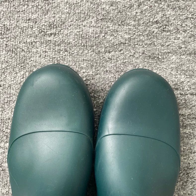 Bottega Veneta Bottega Veneta Green Rubber Short Boots Size US 8 / EU 41 - 3 Thumbnail