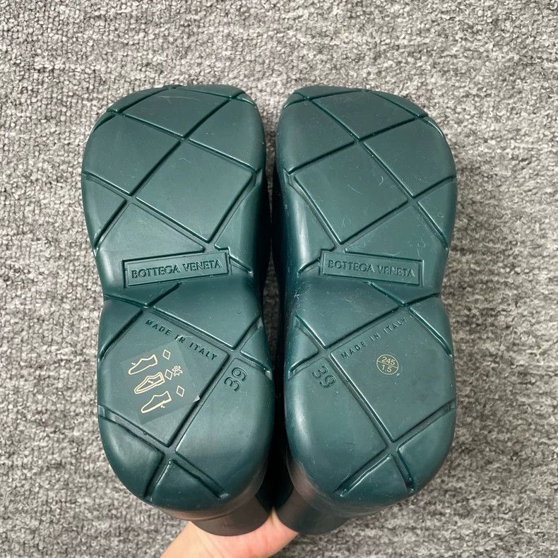 Bottega Veneta Bottega Veneta Green Rubber Short Boots Size US 8 / EU 41 - 5 Thumbnail