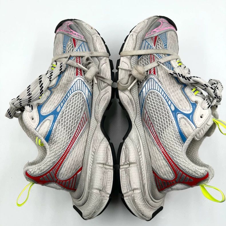 Balenciaga Balenciaga White Blue Red Old Dad Shoes Size US 8 / EU 41 - 9 Thumbnail