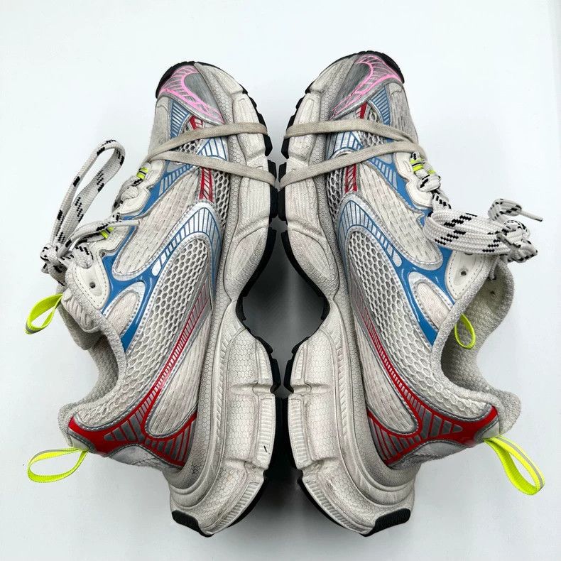Balenciaga Balenciaga White Blue Red Old Dad Shoes Size US 8 / EU 41 - 8 Thumbnail