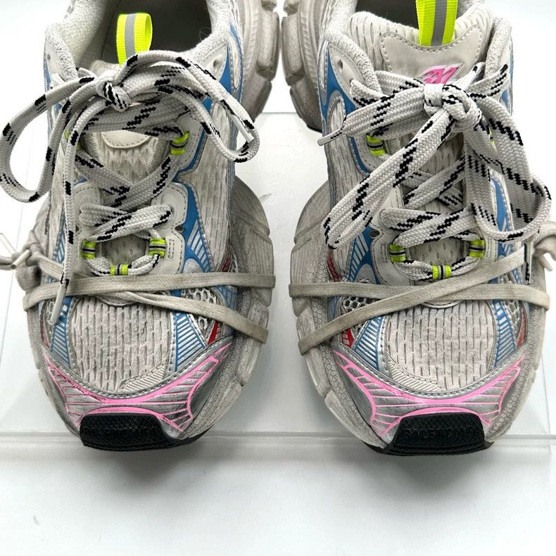 Balenciaga Balenciaga White Blue Red Old Dad Shoes Size US 8 / EU 41 - 6 Thumbnail