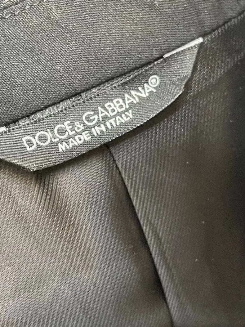 Dolce & Gabbana DG Dolce & Gabbana Black Suit Jacket Size US M / EU 48-50 / 2 - 6 Thumbnail