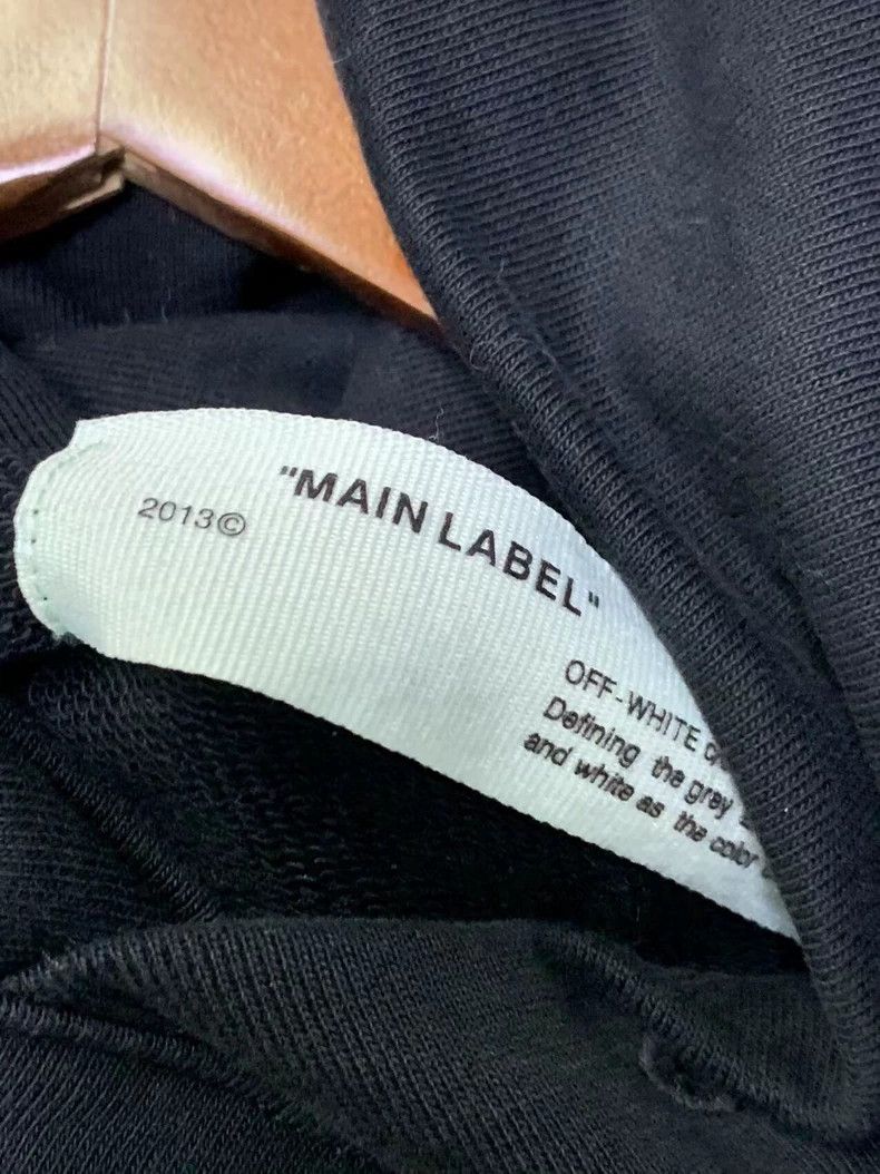 Officine Creative Off-White Black Hoodie with Pocket Size US L / EU 52-54 / 3 - 4 Thumbnail