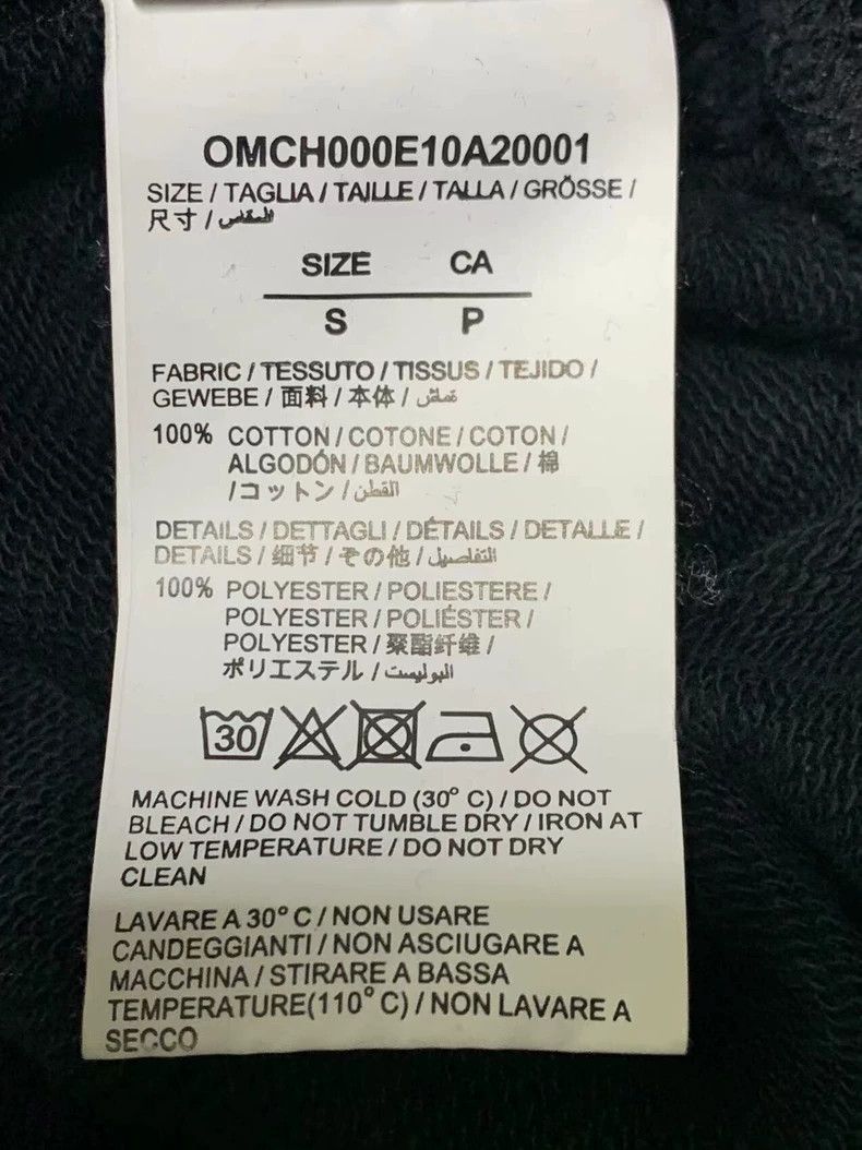 Officine Creative Off-White Black Hoodie with Pocket Size US L / EU 52-54 / 3 - 6 Thumbnail