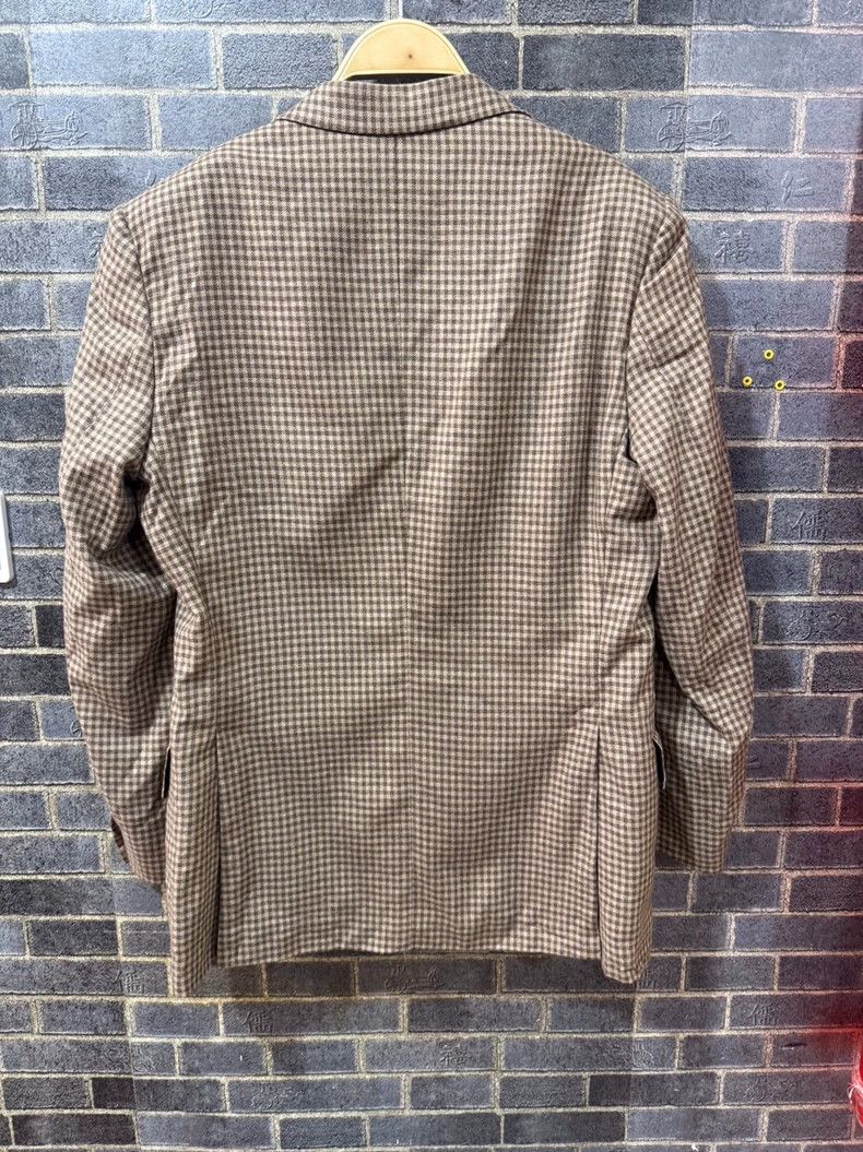 The Row New Checkered Blazer with Widely Spread Shoulders Size US L / EU 52-54 / 3 - 2 Thumbnail