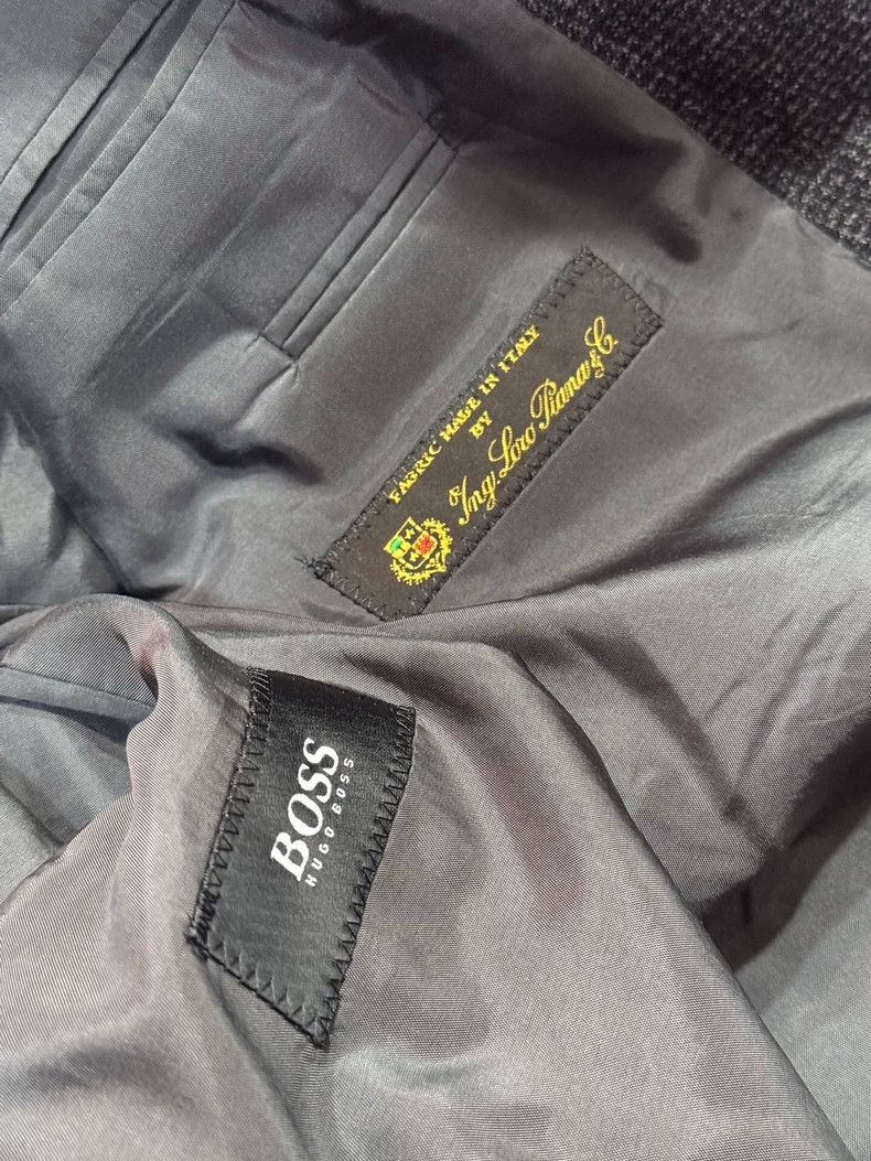 Emporio Armani BOSS Gray Suit Jacket with Buttons Size US XL / EU 56 / 4 - 3 Thumbnail