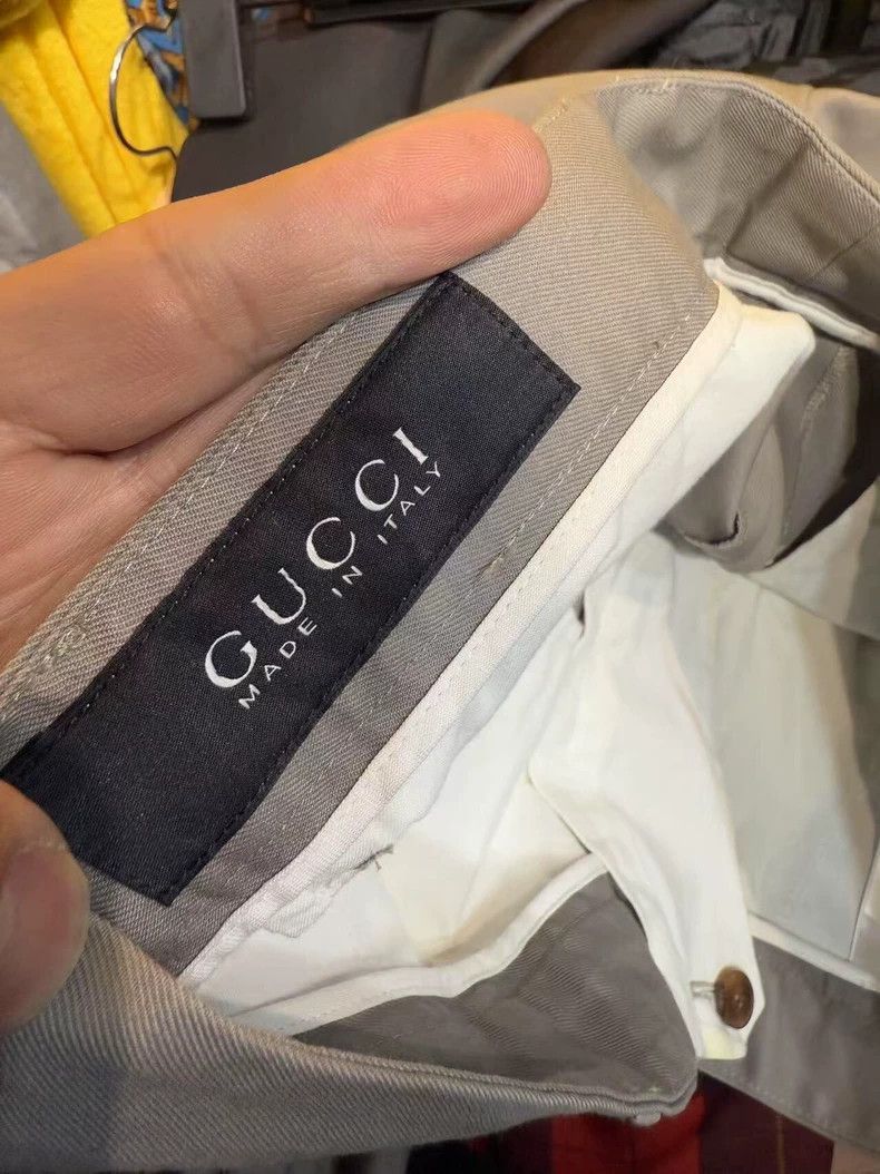 Gucci Gucci Beige Casual Trousers with Waist 84 Size US 34 / EU 50 - 3 Thumbnail