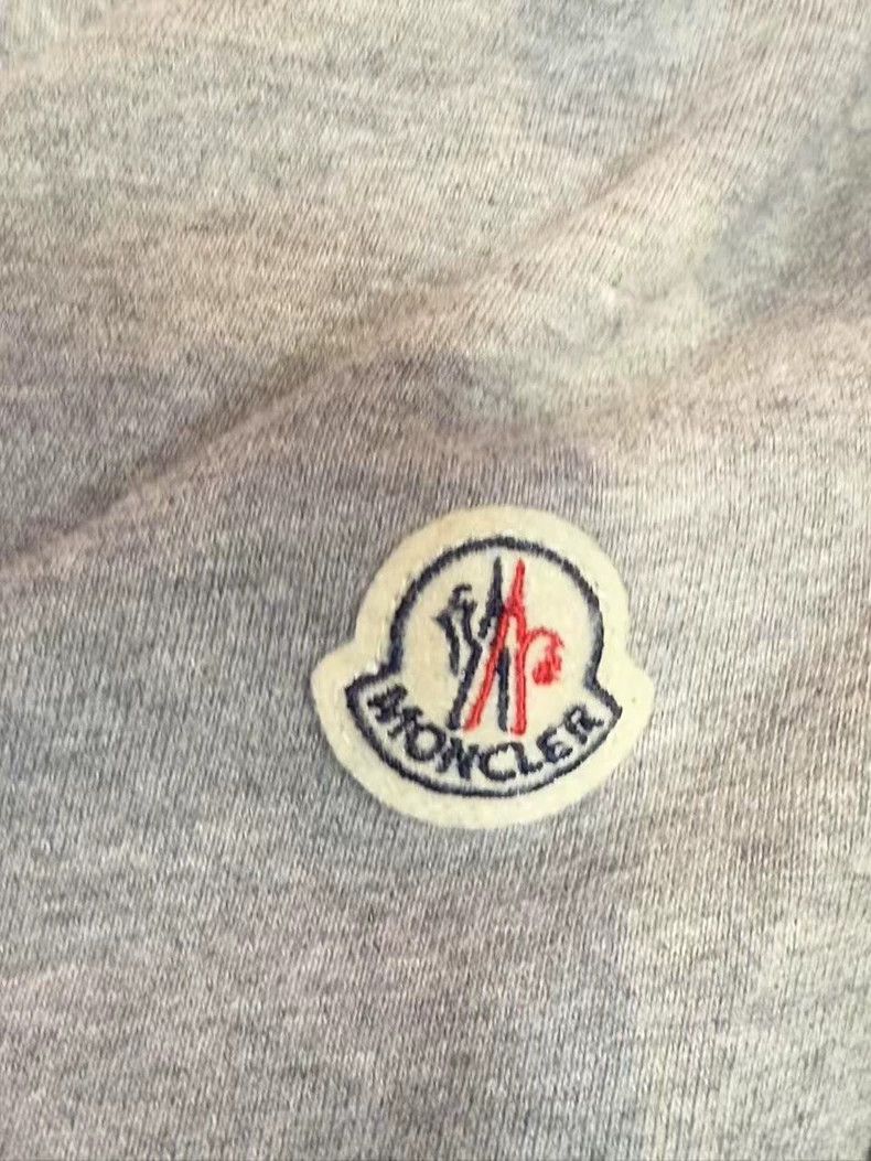 Moncler Quilted Gray Hooded Jacket by MONCLER Size US L / EU 52-54 / 3 - 4 Thumbnail