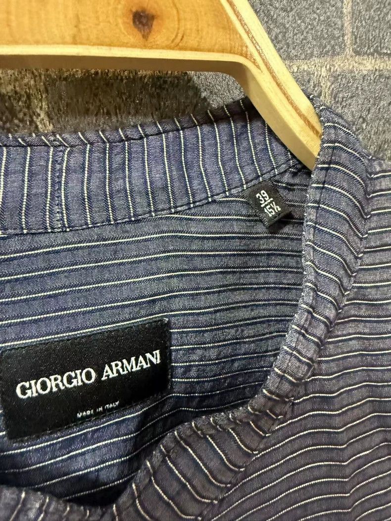 Emporio Armani Giorgio Armani Long Sleeve Button Up Shirt Size US L / EU 52-54 / 3 - 3 Thumbnail