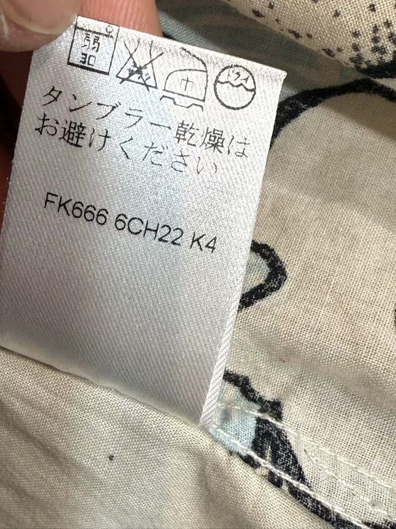 Kenzo Kenzo Long Sleeve Shirt with Abstract Prints Size US L / EU 52-54 / 3 - 5 Thumbnail