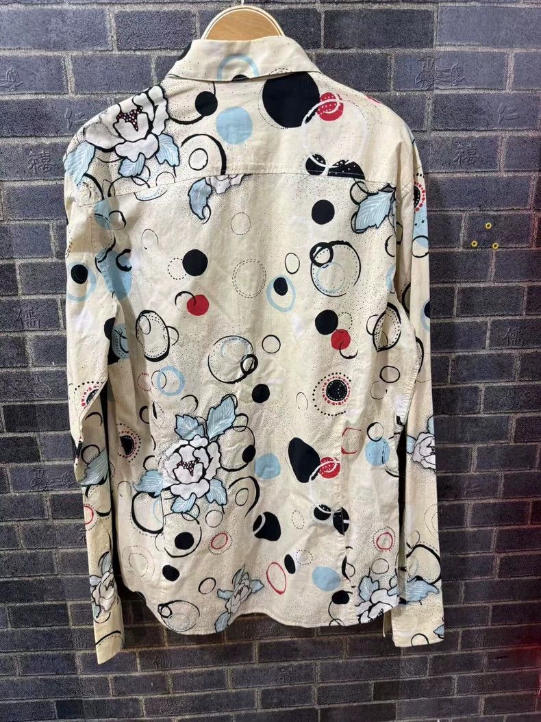 Kenzo Kenzo Long Sleeve Shirt with Abstract Prints Size US L / EU 52-54 / 3 - 2 Thumbnail