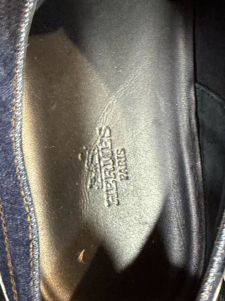 Hermes Hermes Denim Sneakers Size 43 Size US 10 / EU 43 - 7 Thumbnail