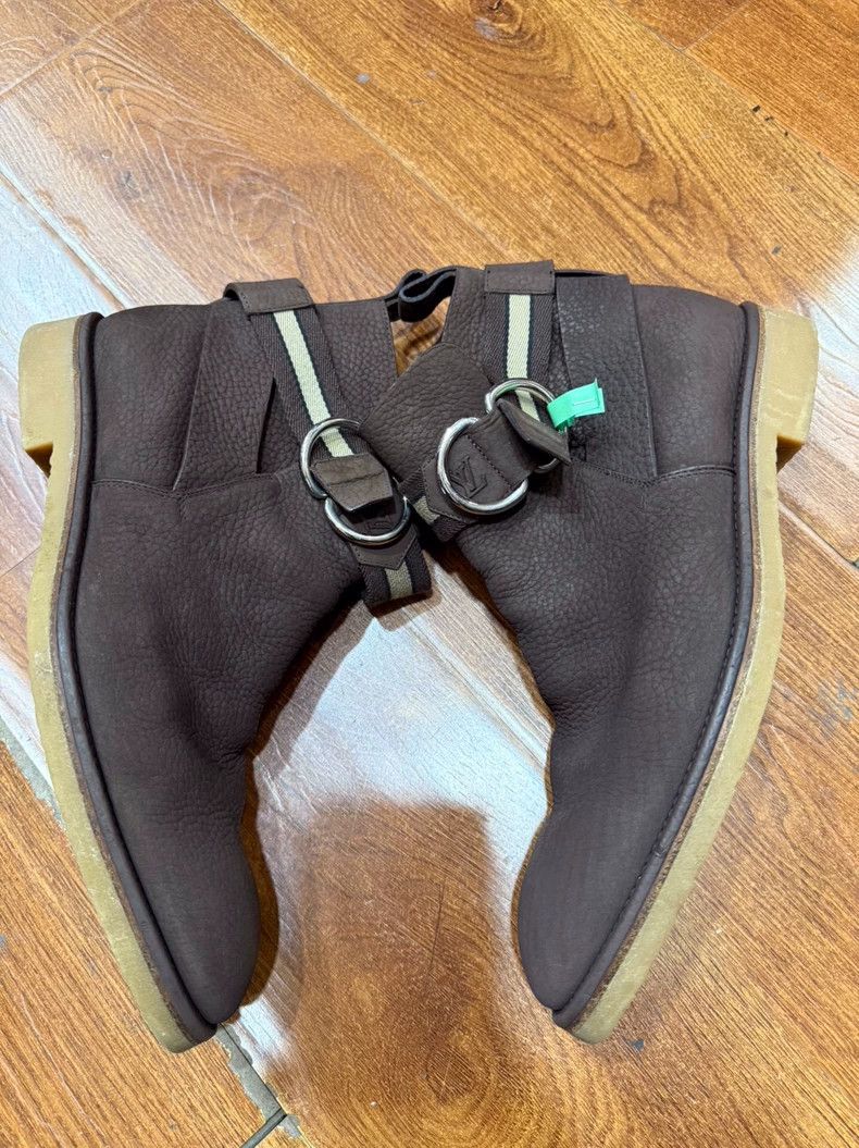 Louis Vuitton Stylish Brown Leather Ankle Boots for Men Size US 10 / EU 43 - 2 Thumbnail