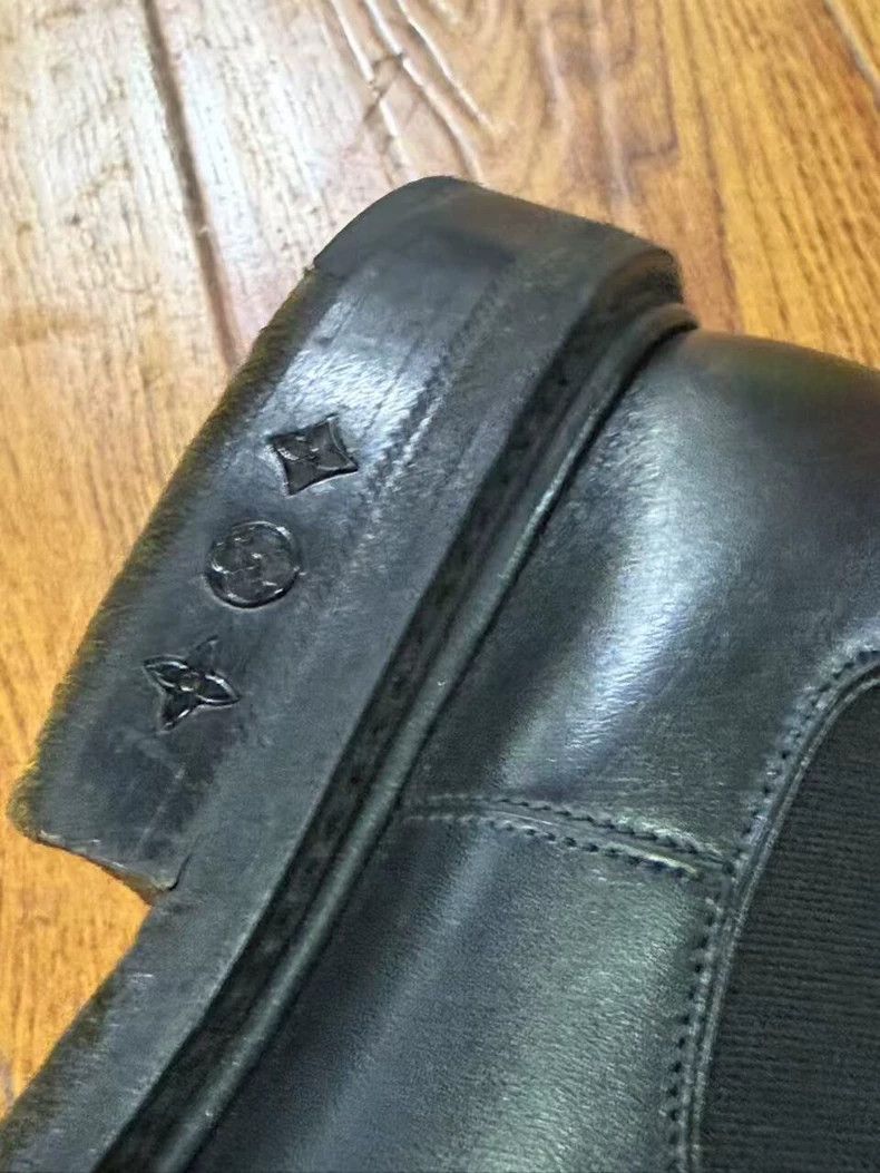 Louis Vuitton Luxury Black Leather Ankle Boots Size 42 Size US 9 / EU 42 - 3 Thumbnail