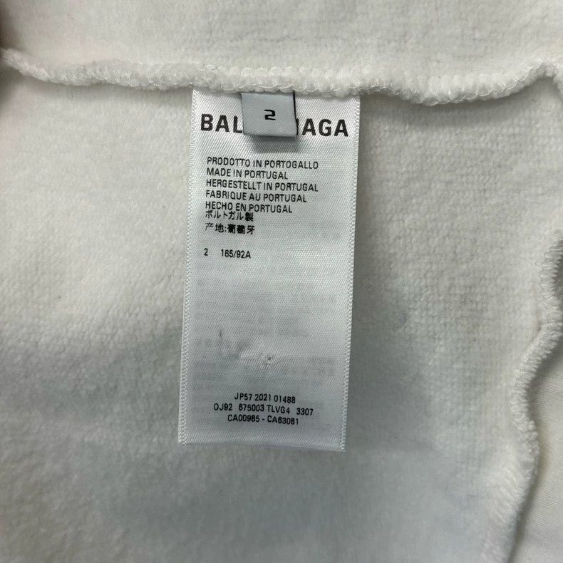 Balenciaga Balenciaga Destroyed Letter Hoodie Size US M / EU 48-50 / 2 - 5 Thumbnail