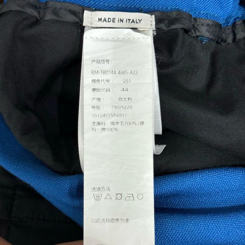 Lanvin Lanvin Blue Casual Long Pants Size 44 Size US 44 / EU 60 - 4 Thumbnail