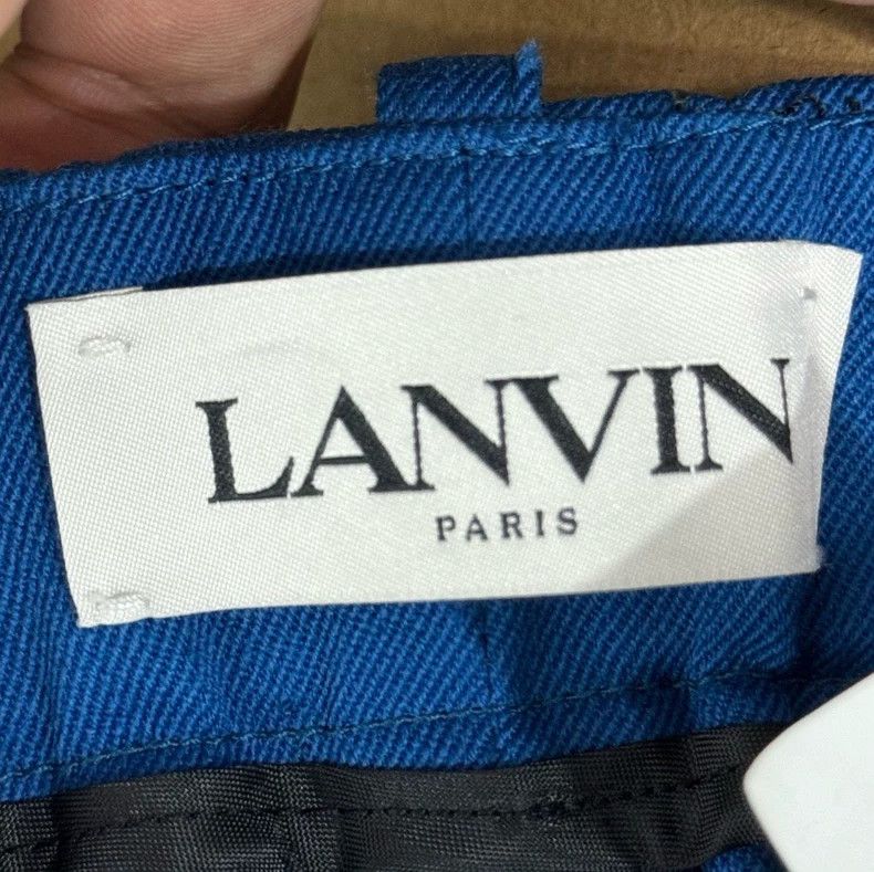 Lanvin Lanvin Blue Casual Long Pants Size 44 Size US 44 / EU 60 - 3 Thumbnail