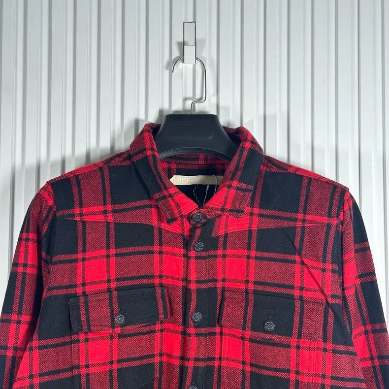 Off-White Off White Black Red Plaid Shirt Size US XS / EU 42 / 0 - 3 Thumbnail