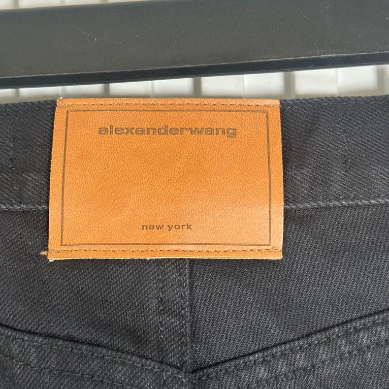 Alexander Wang Alexander Wang Black Denim Pants Size 27 Size US 27 - 3 Thumbnail