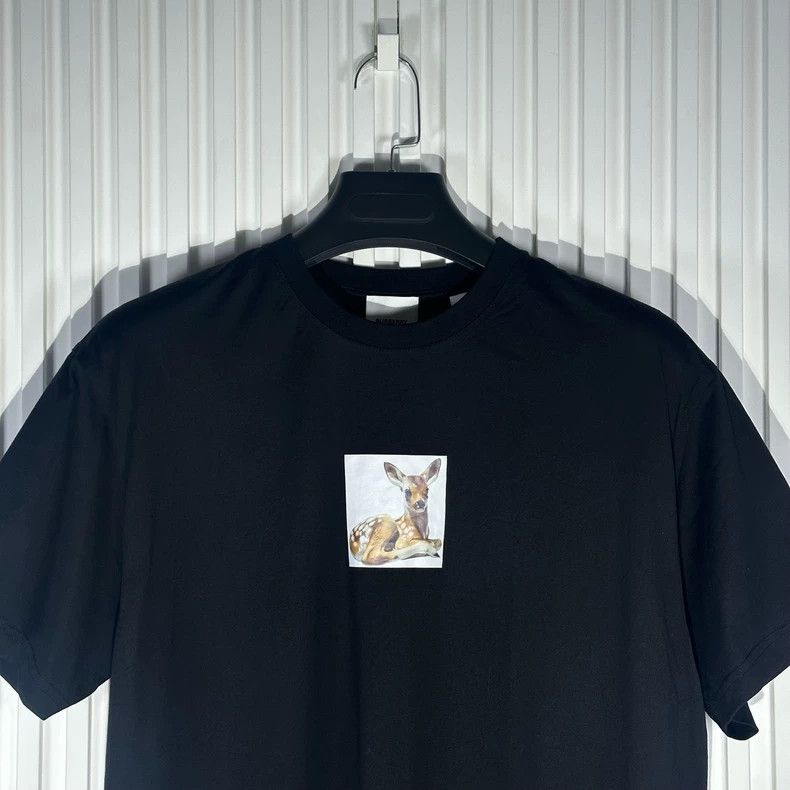 Burberry Burberry Short Sleeve Shirt with Deer Print Size US S / EU 44-46 / 1 - 3 Thumbnail