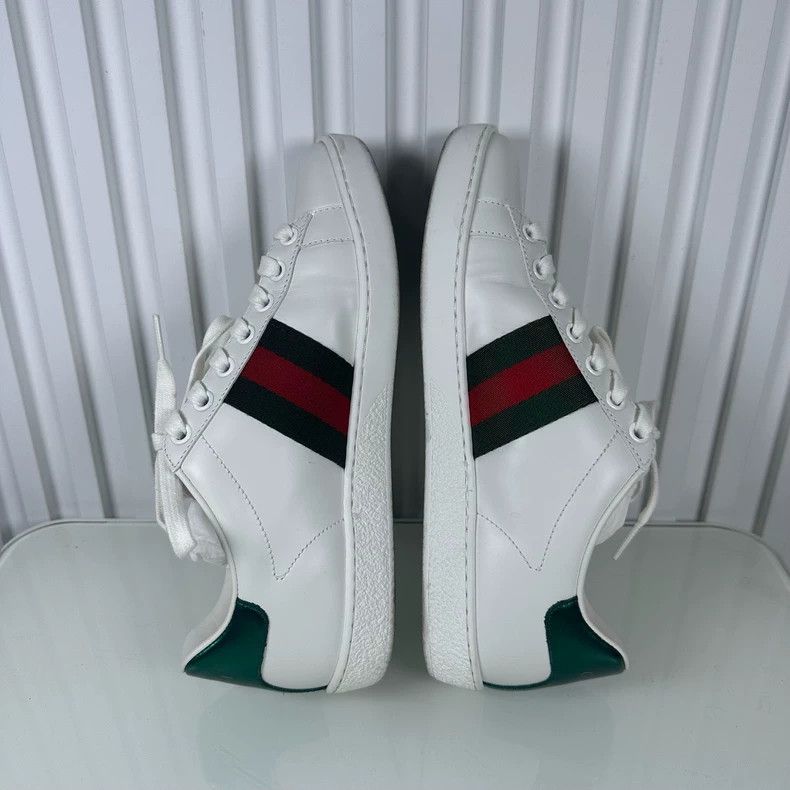 Gucci Gucci Doraemon ACE Embroidery White Sneakers Size US 5.5 / EU 38 - 5 Thumbnail