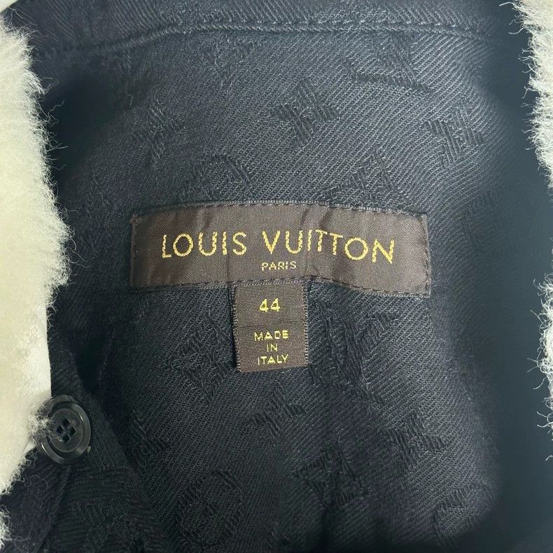 Louis Vuitton Louis Vuitton Denim Jacket with Fur Collar Size US L / EU 52-54 / 3 - 4 Thumbnail
