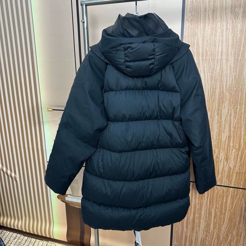 Moncler Genius Moncler Off White Long Black Down Jacket Size US L / EU 52-54 / 3 - 2 Thumbnail