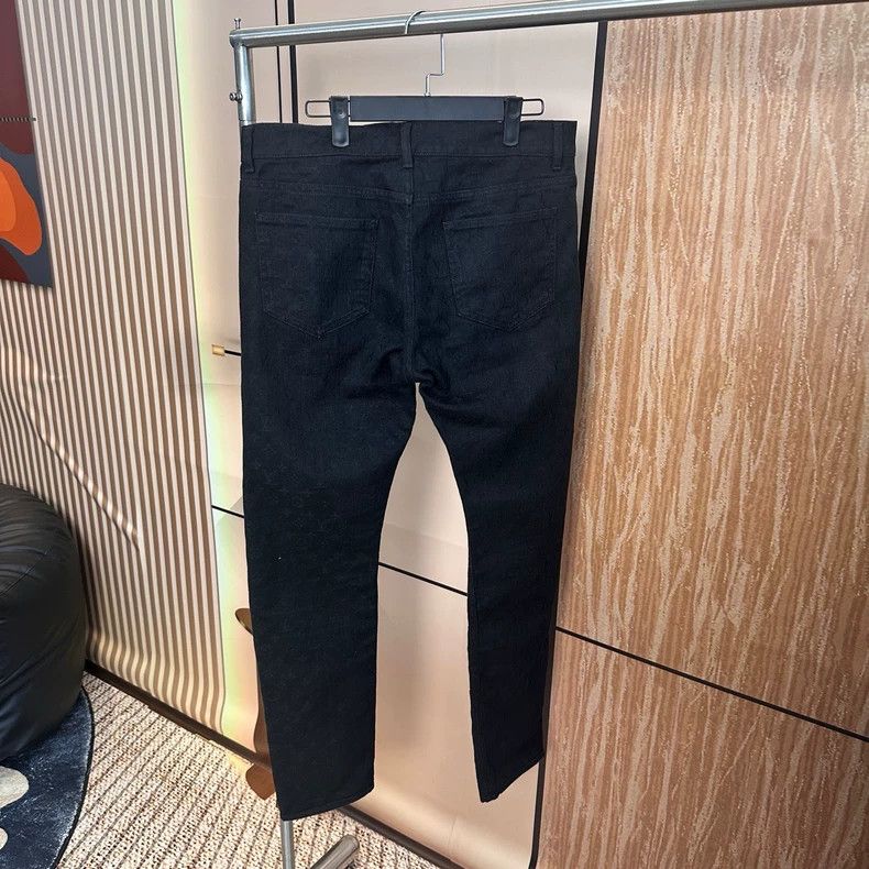 Louis Vuitton Louis Vuitton Black Denim Pants Size 33 Size US 33 - 2 Thumbnail