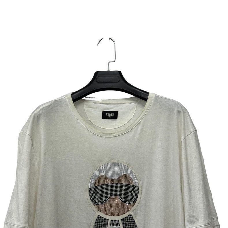 Fendi Fendi Short Sleeve Shirt with Rhinestones Size US L / EU 52-54 / 3 - 3 Thumbnail