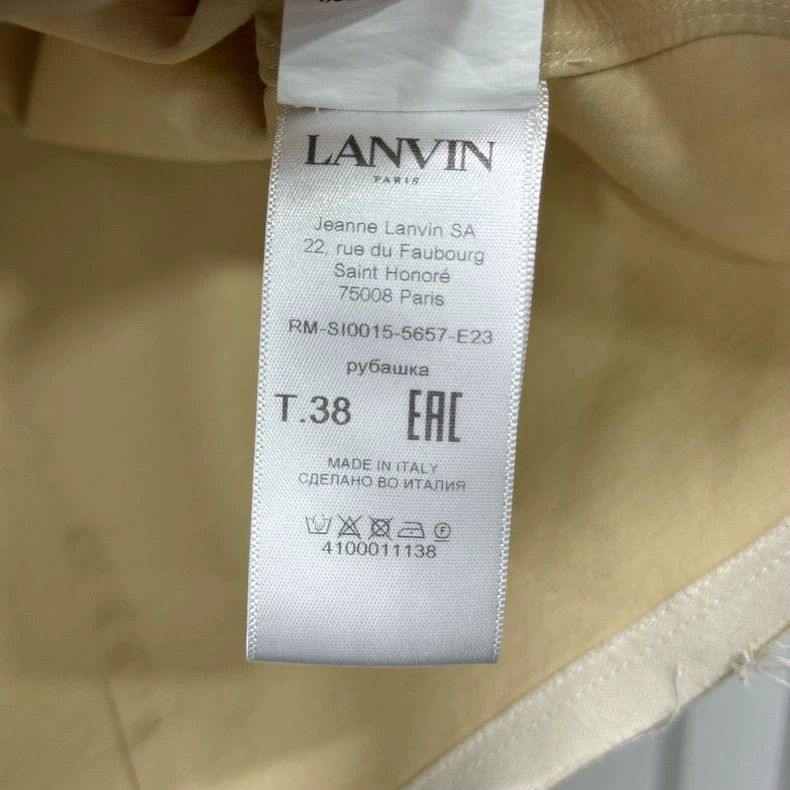 Lanvin Lanvin Half Sleeve Button-Up Shirt Size US M / EU 48-50 / 2 - 5 Thumbnail