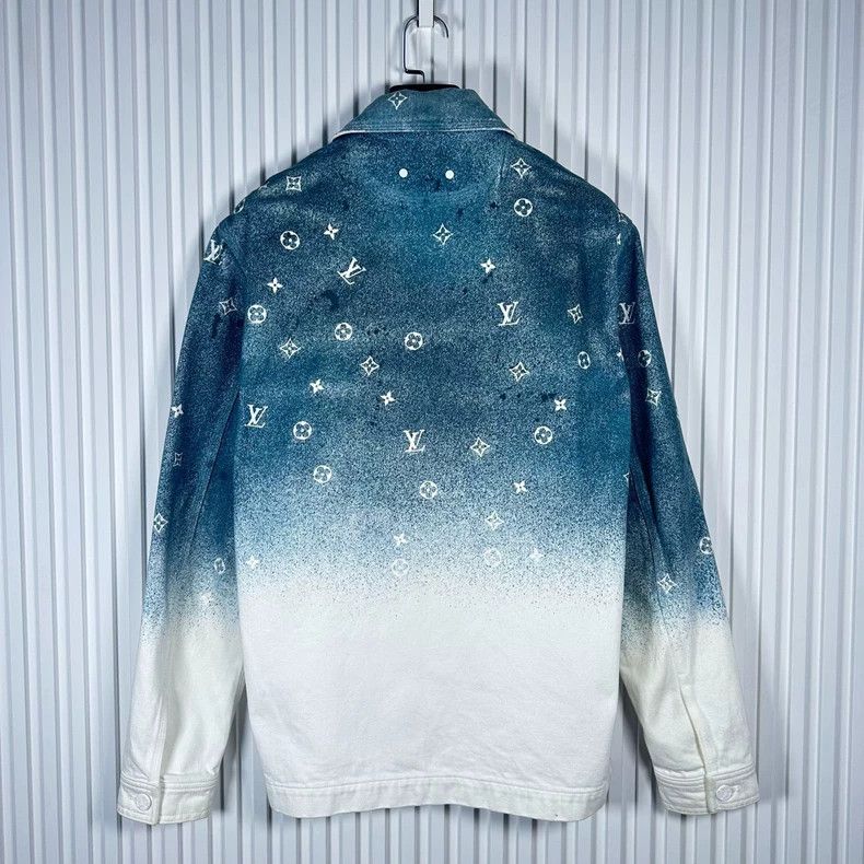 Louis Vuitton Louis Vuitton Blue Denim Jacket with Stars Size US XS / EU 42 / 0 - 2 Thumbnail