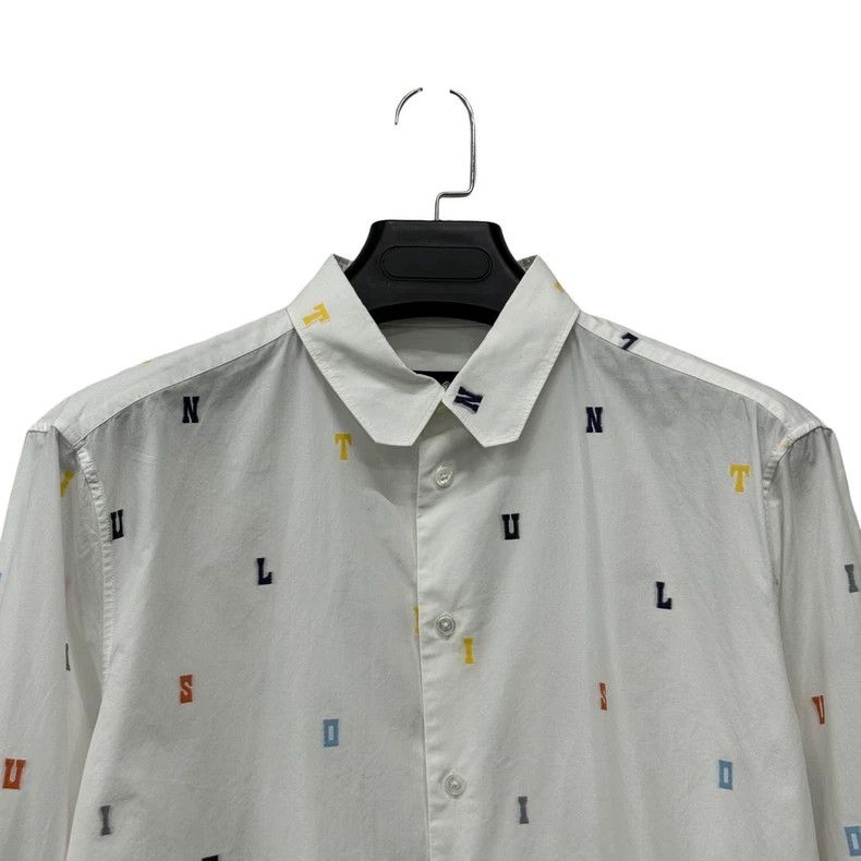 Louis Vuitton Louis Vuitton Embroidered Long Sleeve Shirt Size US M / EU 48-50 / 2 - 2 Thumbnail