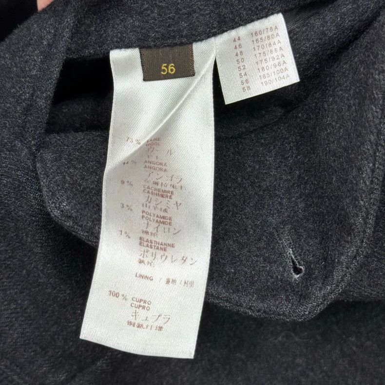 Louis Vuitton Louis Vuitton Gray Cashmere Jacket 56 Size Size US XXL / EU 58 / 5 - 5 Thumbnail